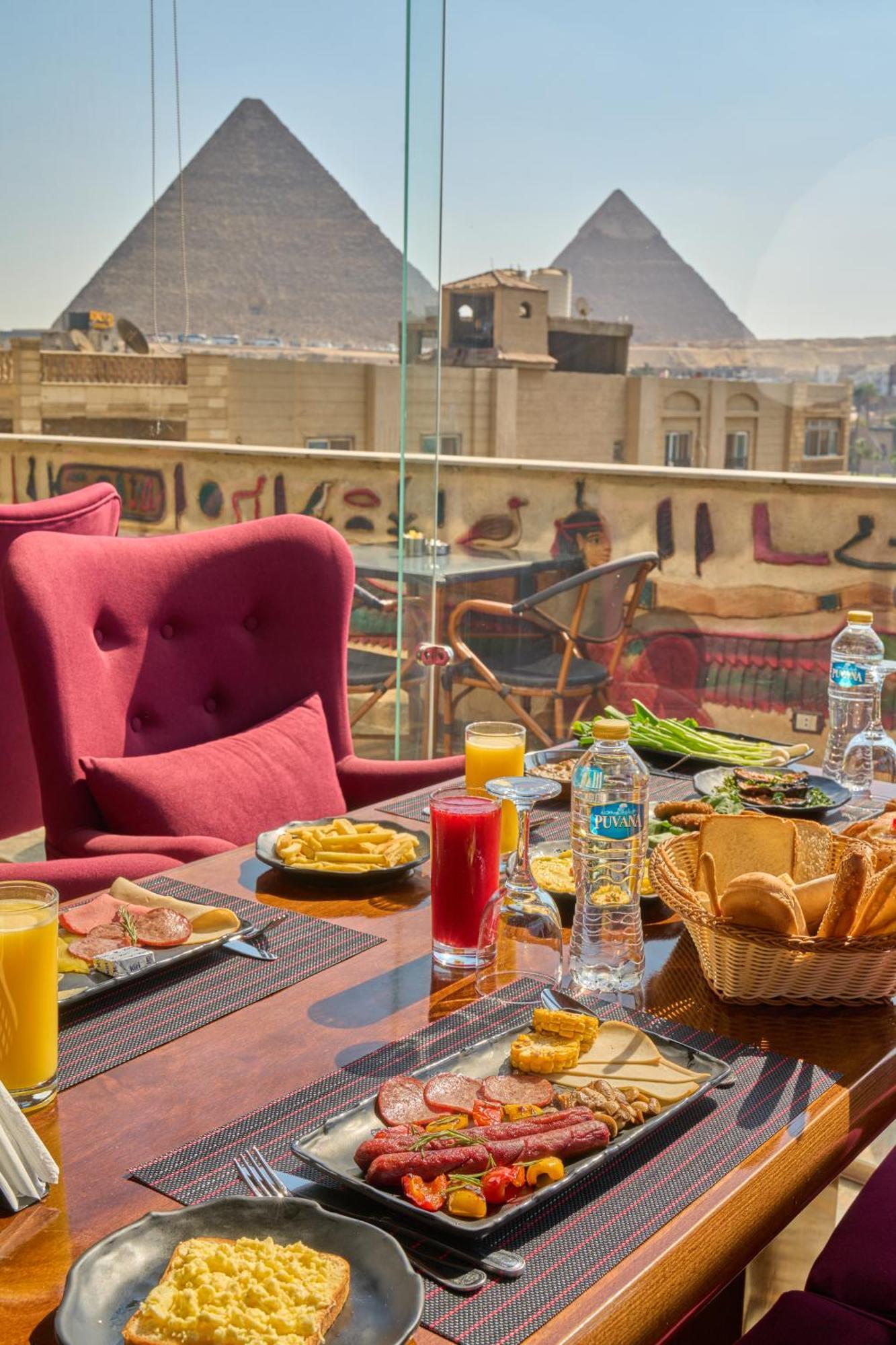 King Pyramids View Hotel Kafret el-Gabal المظهر الخارجي الصورة